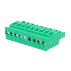 Клеммник Degson 12EDGK-5.08-09P-14-00A(H), шаг 5.08 мм, 15 А, 300 В, зеленый
