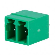 Клеммник Degson 15EDGVC-3.81-02P-14-00A(H), шаг 3.81 мм, 8 А, 300 В, зеленый