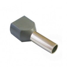 Наконечник втулочный трубчастый оконцеватель для 2-х проводов Fuji Terminal CT215008, сплав меди, 1.5-2.0 мм Наконечник втулочный трубчастый оконцеватель для 2-х проводов Fuji Terminal CT215008, сплав меди, 1.5-2.0 мм