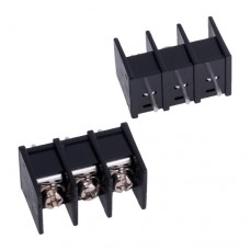 Клеммник Degson DG25C-B-03P-13-00A(H), шаг 7.62 мм, 15 А, 300 В, черный