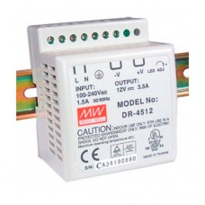 Блок питания Mean Well на DIN-рейку DR-4512 12 В 45 Вт 3,5 А