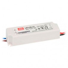 Блок питания Mean Well LPV-20-24 для LED экранов 24 В 20 Вт 0,84 А