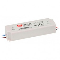 Блок питания Mean Well LPV-35-12 для LED экранов 12 В 35 Вт 3 А