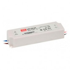 Блок питания Mean Well LPV-35-24 для LED экранов 24 В 35 Вт 1,5 А