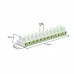 Клеммник Simet LTV12-2.5t, 24 А, 750 В, белый