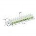 Клеммник Simet LTV12-4.0t, 32 А, 750 В, белый