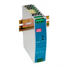 Блок питания Mean Well на DIN-рейку NDR-75-24 24 В 75 Вт 3,2 А