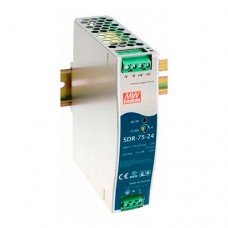 Блок питания Mean Well на DIN-рейку SDR-75-24 24 В 75 Вт 3,2 А