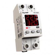 Реле напряжения с контролем тока DigiTOP VА-32A M2R 32 А 50-400 В 7000 Вт