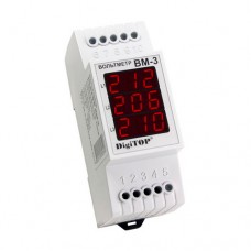 Трехфазный вольтметр DigiTOP ВМ-3 50-400 В 5 Вт