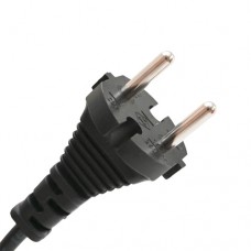 Кабель питания Magnetik Н05VV-F 2 провода 2,0 м Черный 1,0 кв.мм